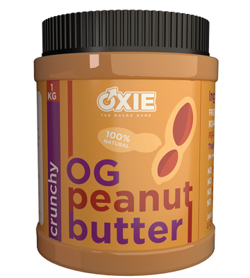 original peanut butter I oxie nutrition I peanut butter I protein peanut butter I weight gain peanut butter I peanut butter with protein I roasted peanut butter